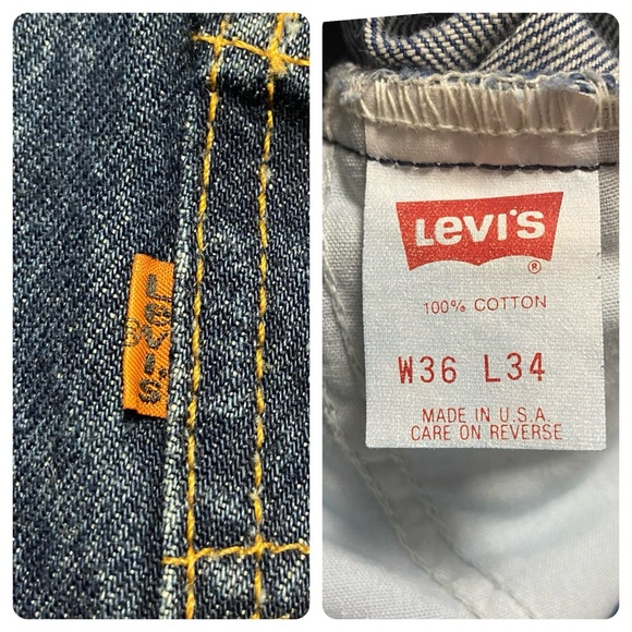 VINTAGE (1993)MADE IN USA/ORANGE TAB/LEVI 517 - Picture 10 of 16